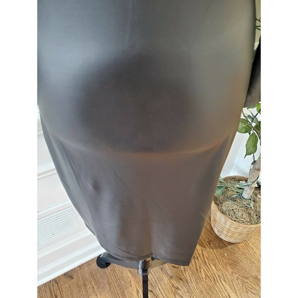 Swoon Women's Solid Black Polyester Scoop Neck Long Sleeve Knee Length Dress M - Picture 4 of 10